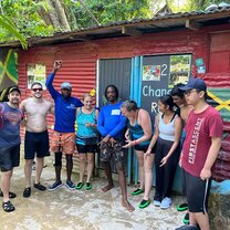 Blue Hole Excursion with the other volunteers in the group